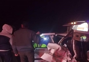 حادثه رانندگی دره شیر -سانیج دو مصدوم برجای گذاشت