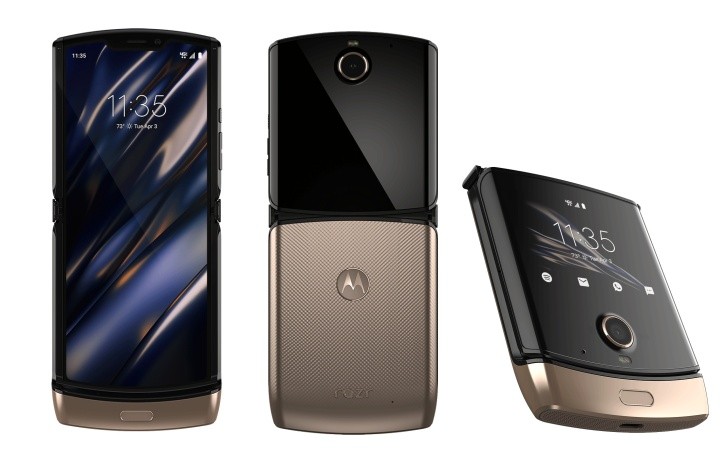 تصاویر رنگ طلایی Razr 2019 موتورولا فاش شد