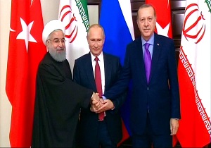 وزارت امور خارجه روسیه: مسکو به هماهنگی نزدیک با ترکیه و ایران در خصوص سوریه ادامه می‌دهد