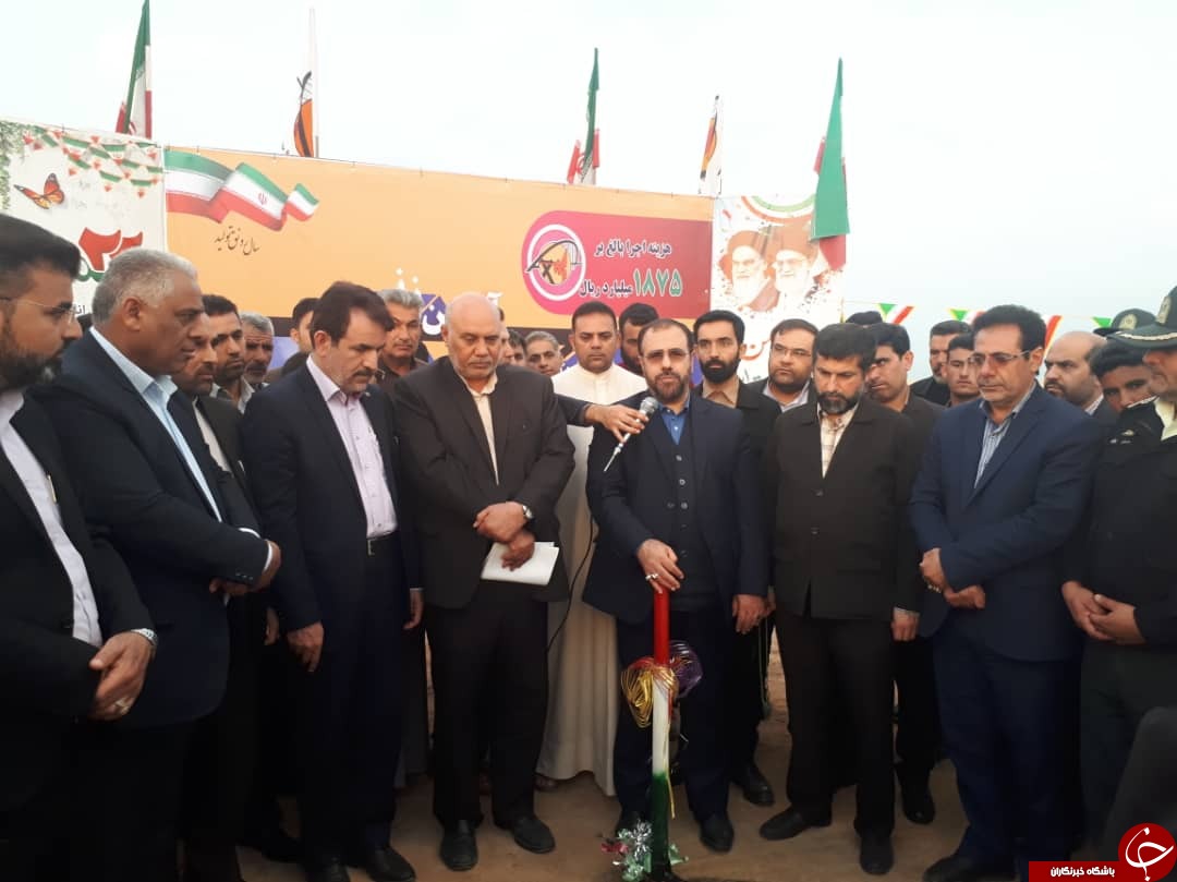 ۲ طرح عمرانی و اشتغالزایی در دشت آزادگان کلنگ زنی و افتتاح شد/