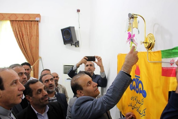 افتتاح طرح گازرسانی به ۷ روستای شهرستان لامرد