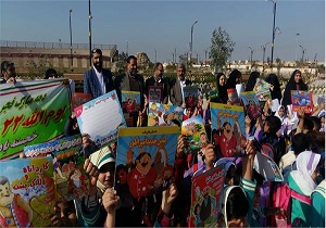 جشن نونهالان انقلاب در بندرماهشهر برگزار شد
