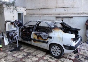 عامل آتش سوزی عمدی خودرو، دزد از آب درآمد