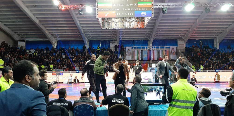 با عاملان درگیری کشتی فرنگی جام تختی برخورد‌های انضباطی می‌شود