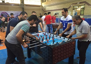 مسابقات فوتبال دستی در اندیکا برگزار شد