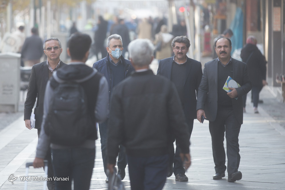 هوای تهران در ۲ بهمن ماه؛ همچنان ناسالم برای گروه‌های حساس
