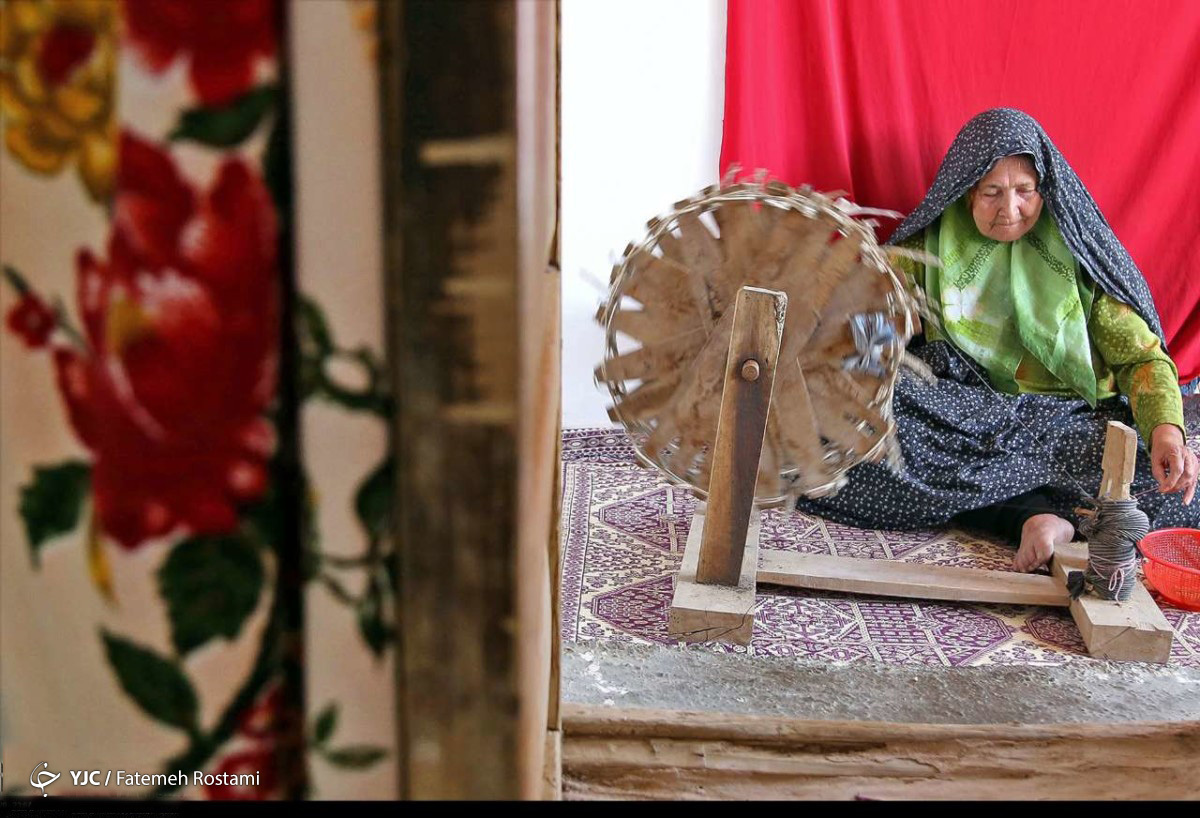 تار و پود صنعت نساجی در خراسان شمالی/ رویین اولین روستای نساجی سنتی در کشور