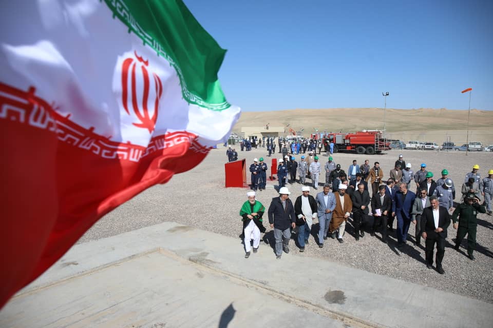 افتتاح چاه گازی شماره ۷۷ منطقه عملیاتی خانگیران سرخس