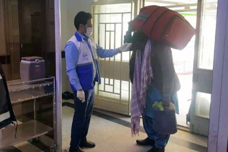 هزار مسافر در پایانه مرزی میرجاوه غربالگری کرونا شدند