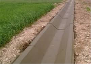 بهره برداری از کانال آبرسانی در دهستان خسروشیرین