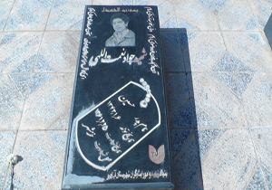 تشییع پدر شهید در شهر بهمن