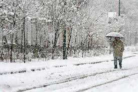 بارش همزمان برف و باران در مازندران