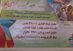 گاز به ۶ روستای رامشیر رسید