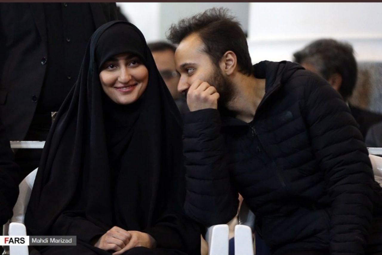 عکس تازه از زینب سلیمانی در کنار برادرش
