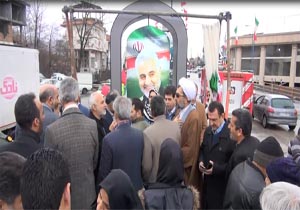 نصب المان شهید حاج قاسم سلیمانی در سلمانشهر