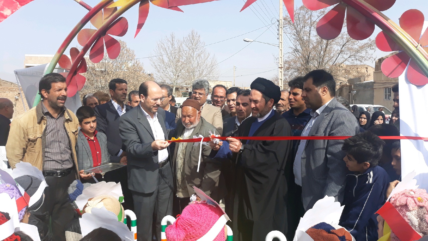 افتتاح ۱۰۰پروژه روستایی به همت بخشداری کاشمر