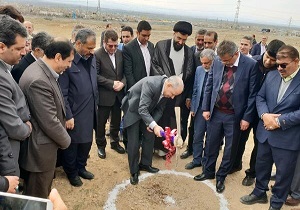 کلنگ زنی طرح احداث مرکز جامع درمان اعتیاد در آبیک