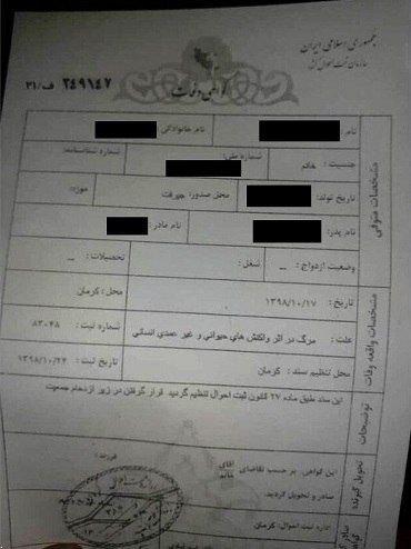 توضیحات ثبت احوال در مورد علت عجیب فوت جانباختگان مراسم تشییع حاج قاسم سلیمانی