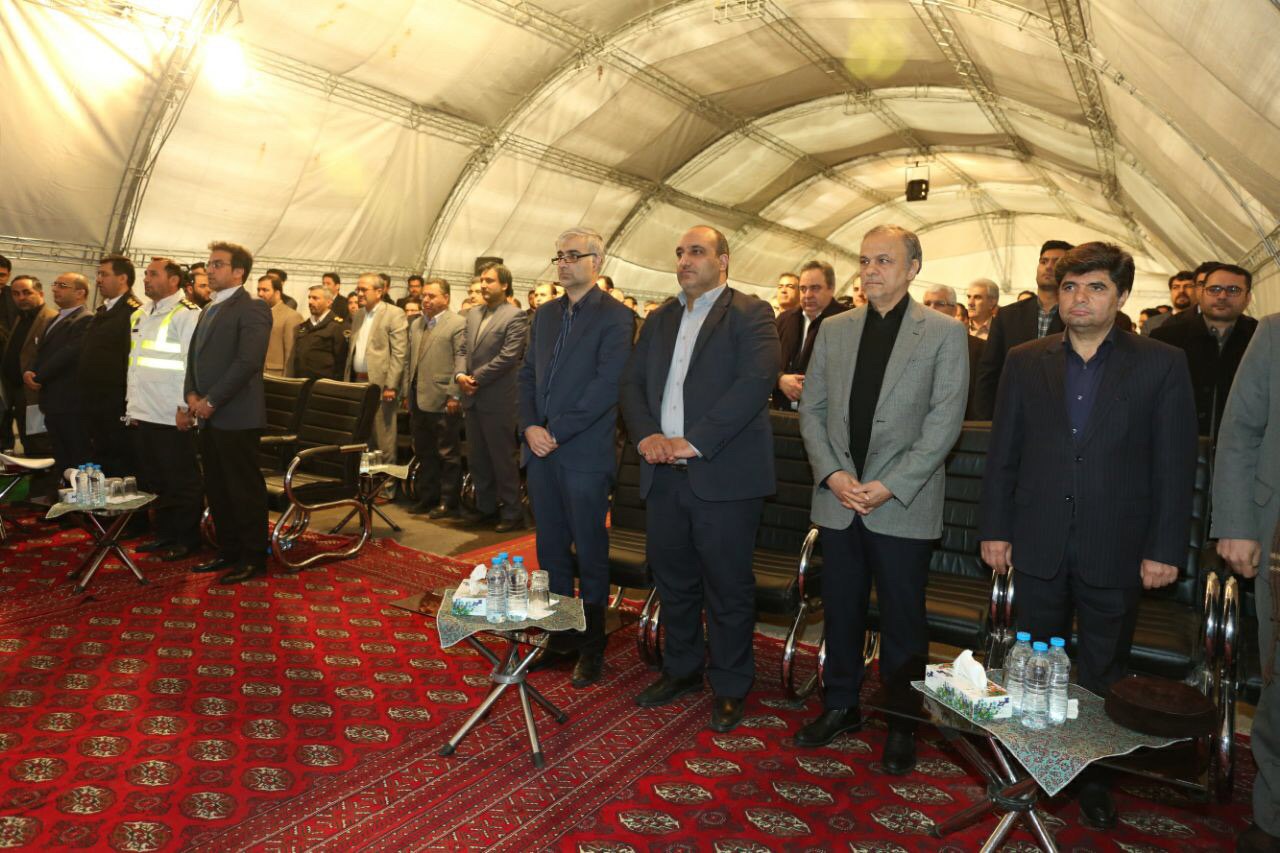 افتتاح پروژه بهسازی جاده حسن&zwnj;آباد در مشهد