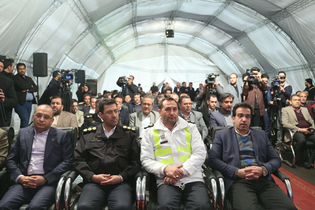 افتتاح پروژه بهسازی جاده حسن&zwnj;آباد در مشهد