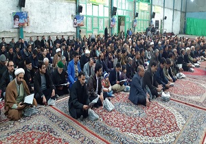 گرامیداشت چهلمین روز شهادت سردار شهید سلیمانی در فردوس