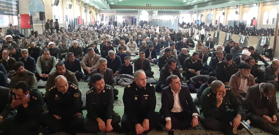 برگزاری مراسم اربعین سپهبد شهید حاج قاسم سلیمانی در سیرجان