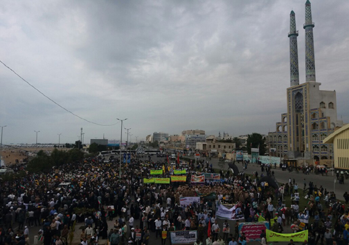 آغاز راهپیمایی یوم الله ۲۲ بهمن در هرمزگان + عکس