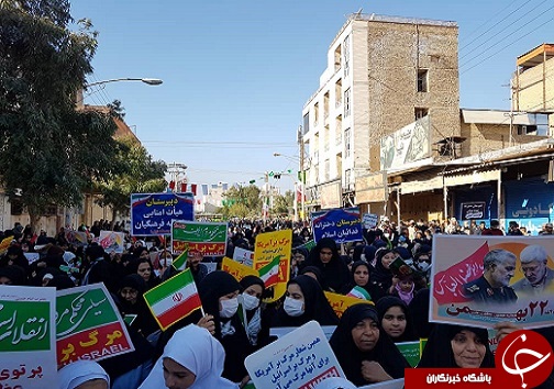 راهپیمایی یوم الله ۲۲ بهمن در آبادان +تصاویر