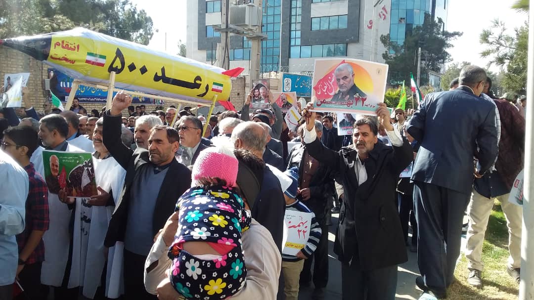 فریاد مرگ بر آمریکا در آسمان سیستان وبلوچستان طنین انداز شد
