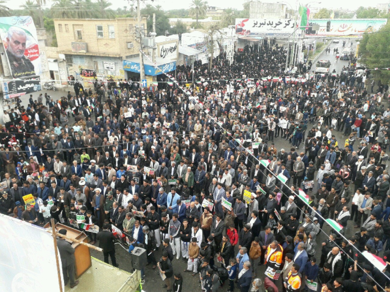 آغاز راهپیمایی ۲۲ بهمن در شهرستان&zwnj;های کرمان+ تصاویر