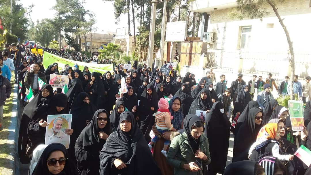 فریاد مرگ بر آمریکا در آسمان سیستان وبلوچستان طنین انداز شد