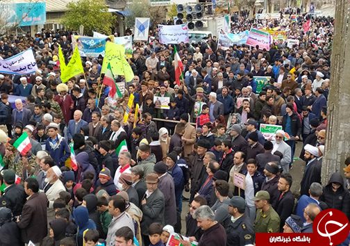 نمایش وحدت گلستانی&zwnj;ها در جشن پیروزی انقلاب