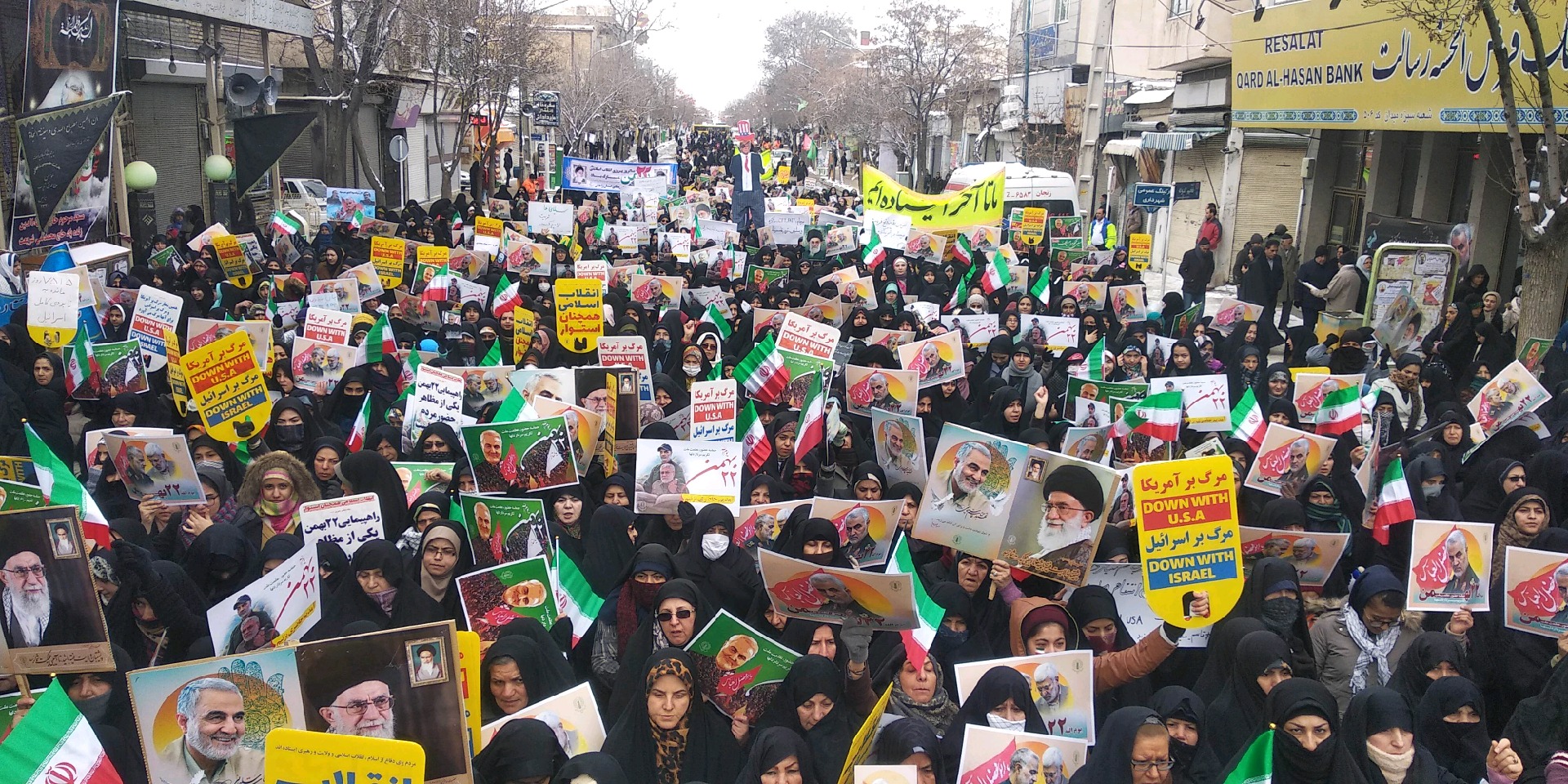 آغاز راهپیمایی ۲۲ بهمن ۹۸ در زنجان + تصاویر