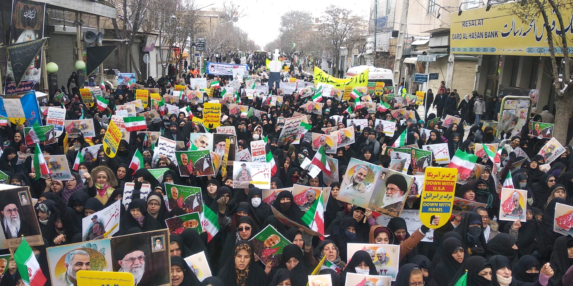 آغاز راهپیمایی ۲۲ بهمن ۹۸ در زنجان + تصاویر