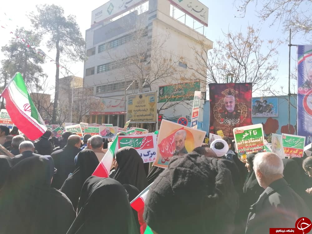 فارس به پاس پیروزی انقلاب در ۲۲ بهمن و به یاد سردار دل&zwnj;ها به پا خواست + تصاویر
