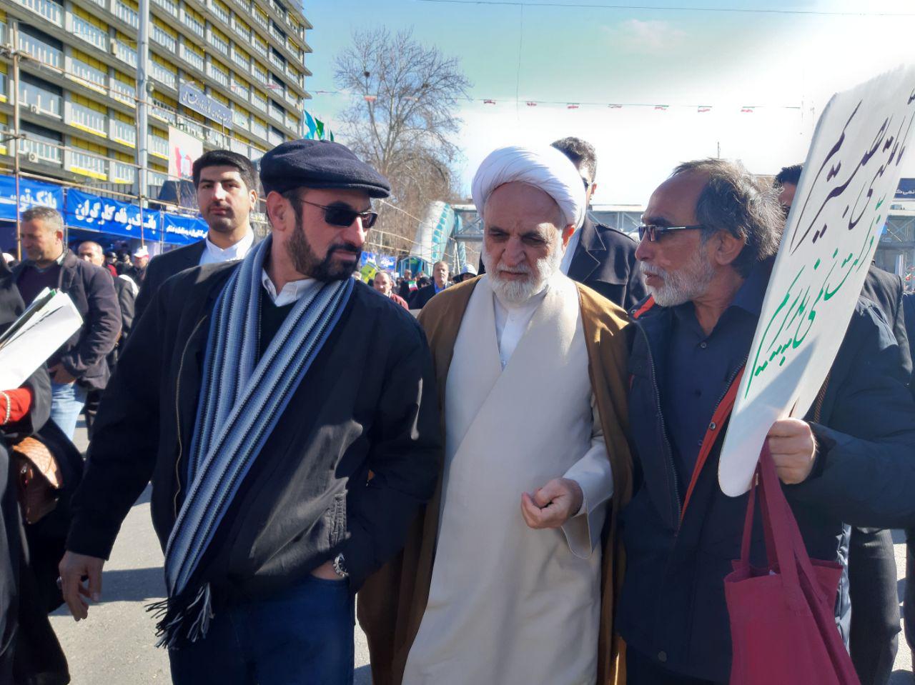 حضور چهره&zwnj;ها در راهپیمایی ۲۲ بهمن انقلاب اسلامی