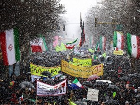 راهپیمایی ۲۲ بهمن در خراسان شمالی