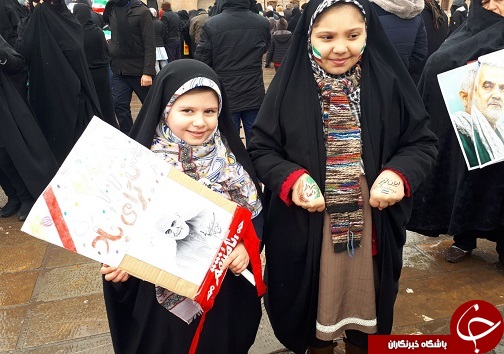حضور گسترده نسل چهارم انقلاب در راهپیمایی ۲۲ بهمن