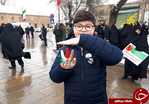 حضور گسترده نسل چهارم انقلاب در راهپیمایی ۲۲ بهمن