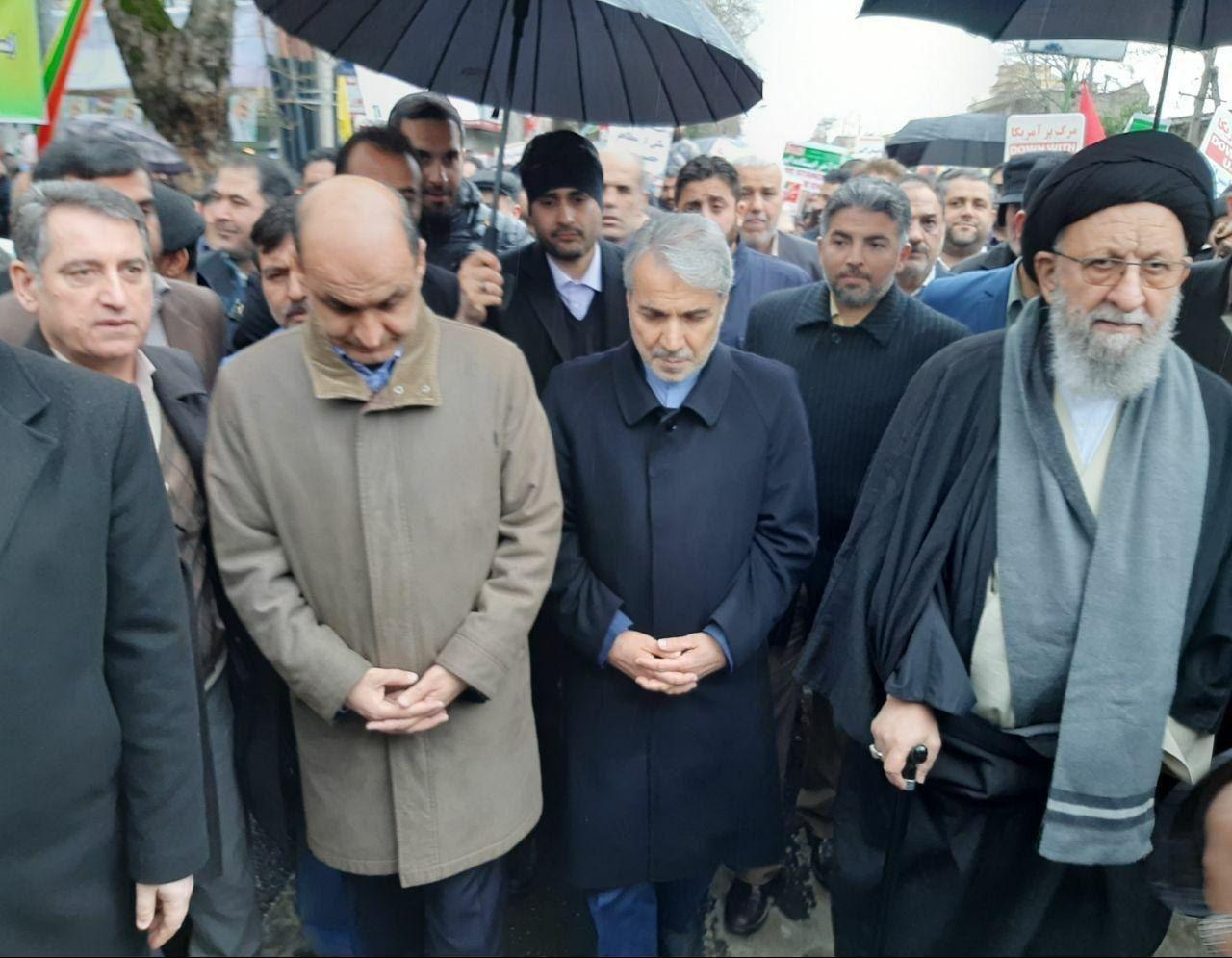 حضور چهره&zwnj;ها در راهپیمایی ۲۲ بهمن انقلاب اسلامی