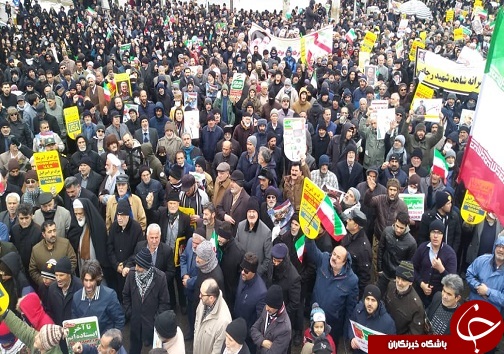 آغاز حماسه سلیمانی ها در جشن انقلاب قزوین