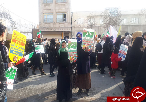 تصاویر حضور پرشور مهابادی&zwnj;ها در راهپیمایی ۲۲ بهمن ۹۸