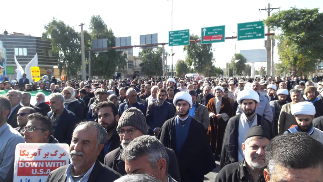 حضور پرشور مردم ایلام در راهپیمایی یوم الله ۲۲ بهمن
