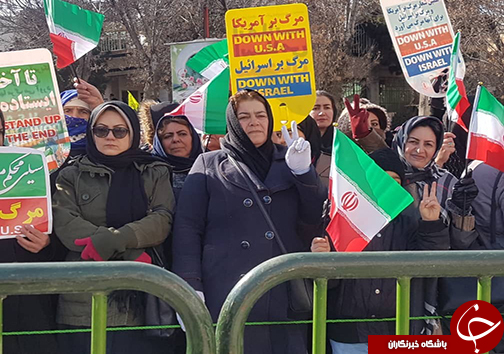 تصاویر و حاشیه های راهپیمایی ۲۲ بهمن ۹۸ در مهاباد