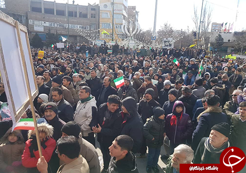 تصاویر و حاشیه های راهپیمایی ۲۲ بهمن ۹۸ در مهاباد