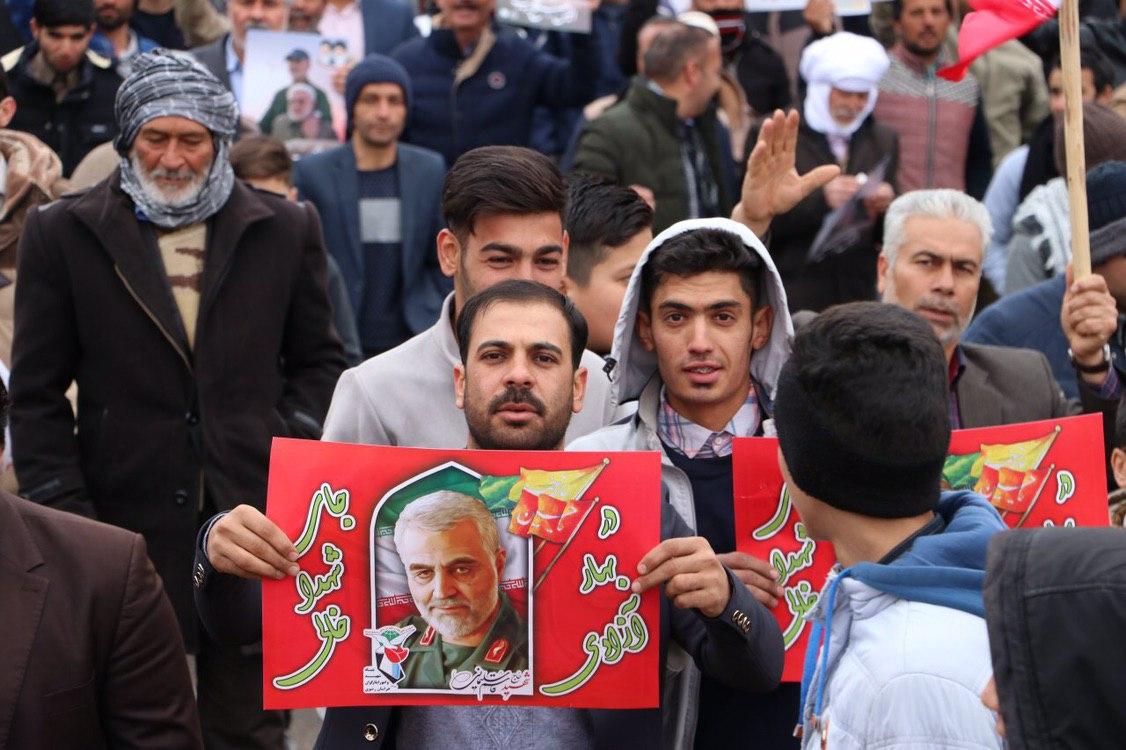 تجدید بیعت مردم تربت جام با آرمانهای انقلاب با حضور پرشور در راهپیمایی ۲۲ بهمن