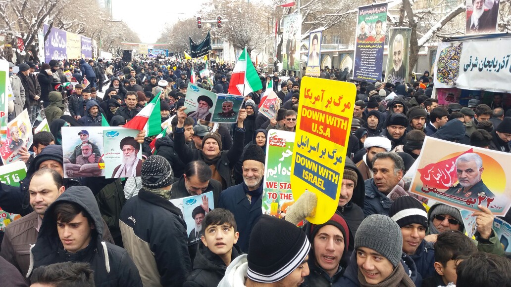 حضورپرشور مردم آذربایجان شرقی در راهپیمایی ۲۲ بهمن ۹۸