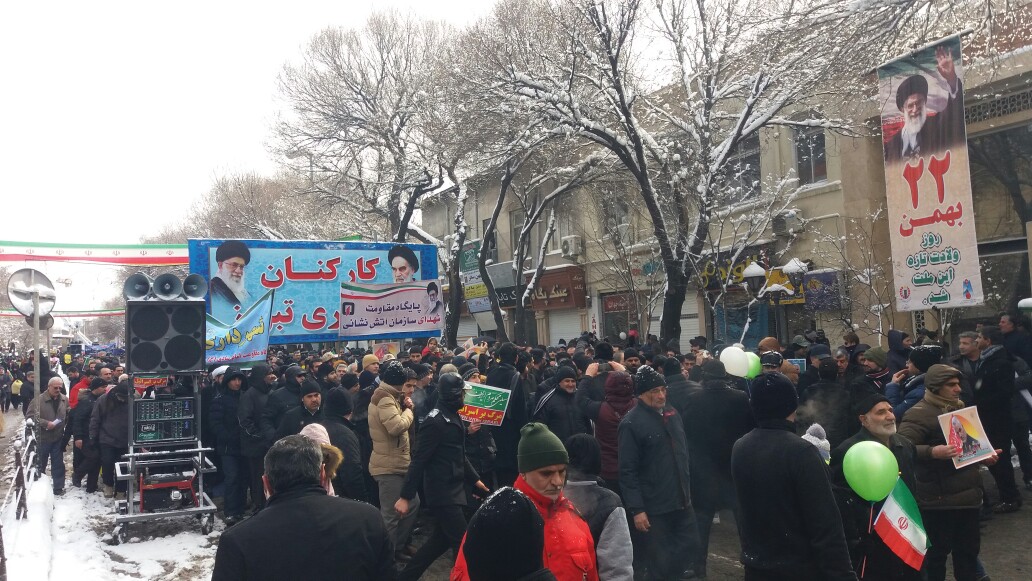 حضورپرشور مردم آذربایجان شرقی در راهپیمایی ۲۲ بهمن ۹۸