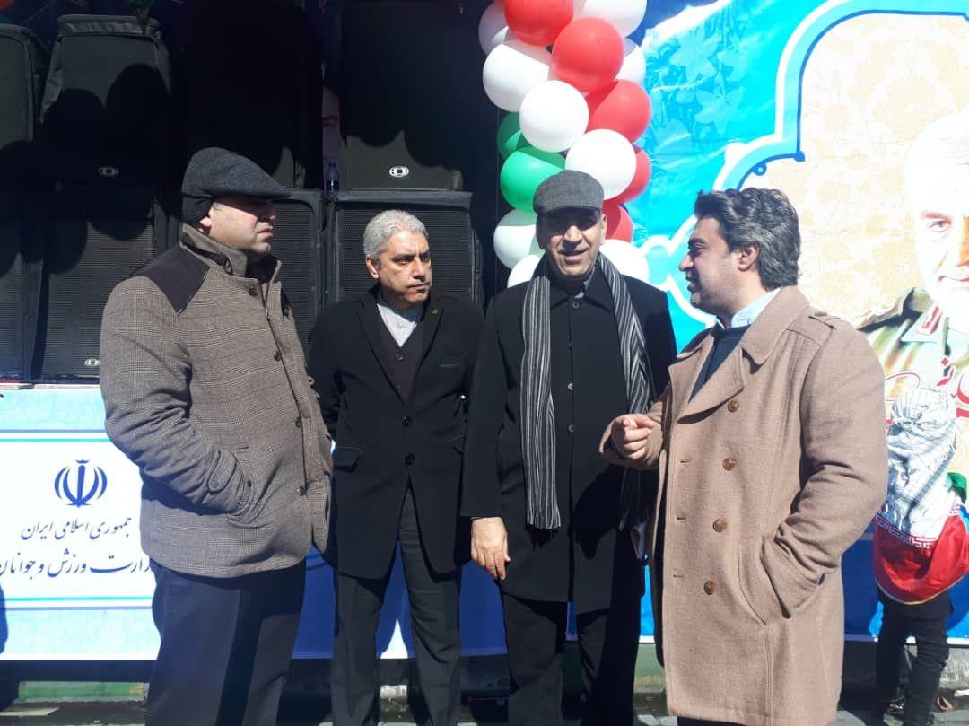 حضور پرشور جامعه ورزش در راهپیمایی ۲۲ بهمن + تصاویر