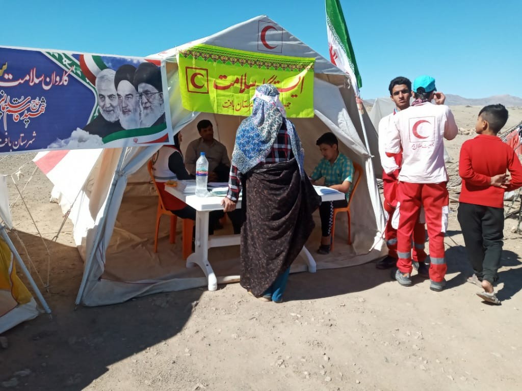 بهره مندی ۱۲۰۰ نفر از خدمات کاروان‌های سلامت در کرمان